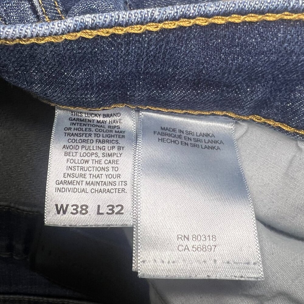 Lucky Brand 121 Slim Straight Jeans - 38/32 - Picture 4 of 5